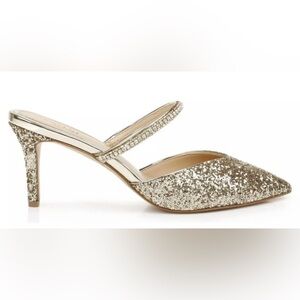 S25.  Jewel Badgley Mischka Jan Evening Mules